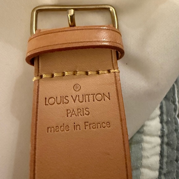 Authentic Louis Vuitton Vachetta Light Brown Leather Strap - Picture 2 of 6